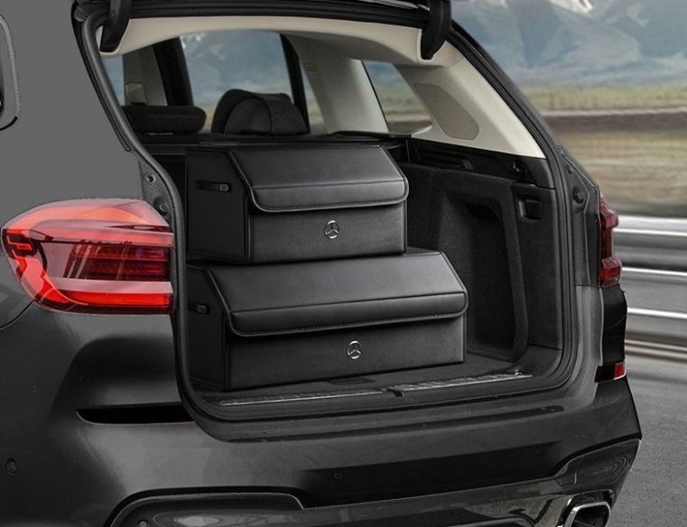 メルセデス ベンツ 折りたたみ収納ボックス トランク収納ボックス ラゲッジ収納ソフト 収納ボックス インスパイア専属ロゴ パーティション675