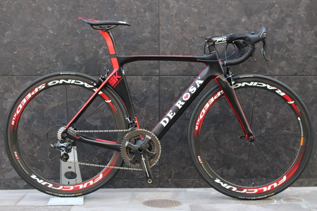 良品　DE ROSA SPINOLLO シマノフリー 11s 11速　 チューブラー カーボン　リムハイト50mm フルカーボン　ホイール　デローザ　デローサ DE ROSA (デローザ) 2018モデル IDOL アイドル 105 5800 11S