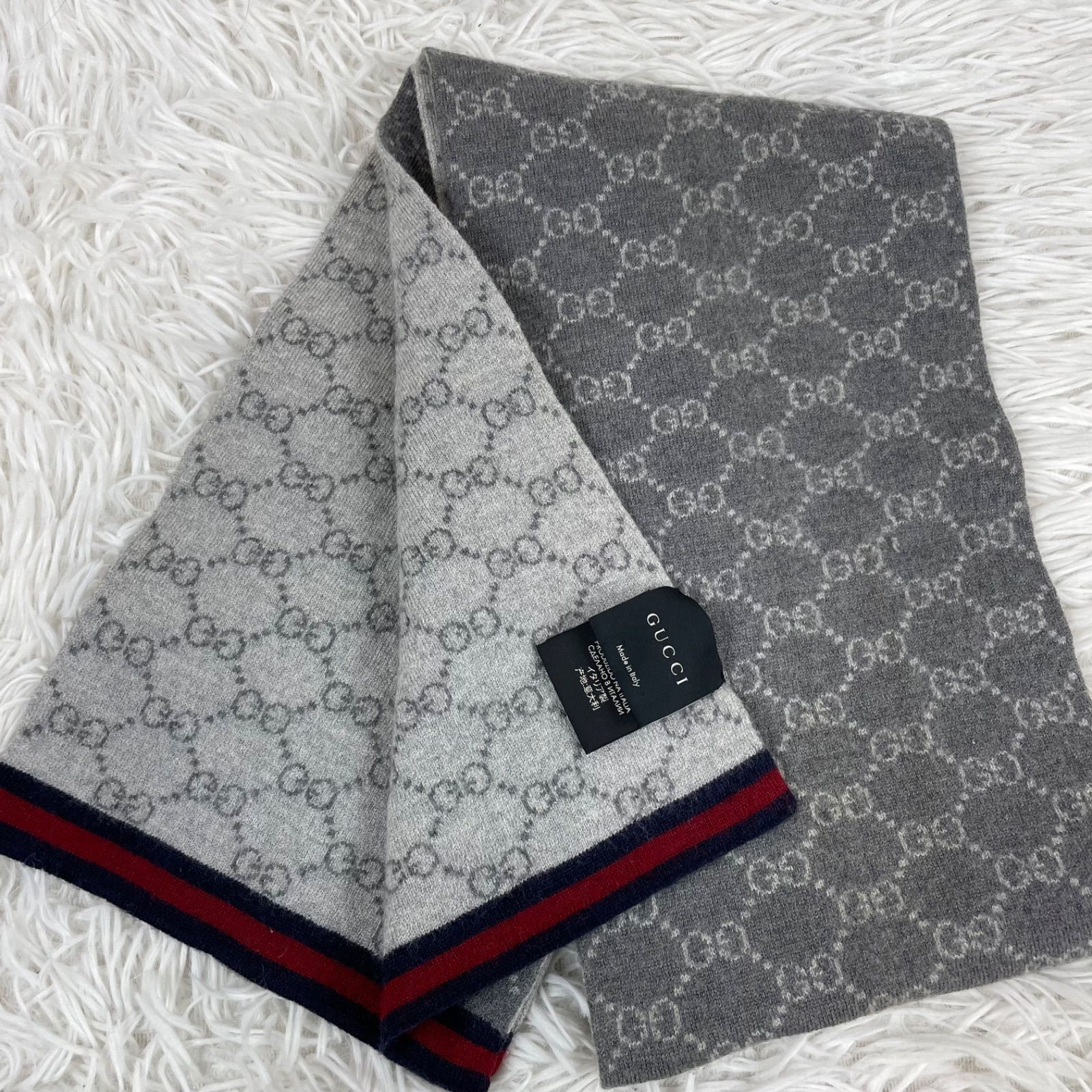 グッチ ストール GUCCI マフラー GG柄 ユニセックス グッチ GUCCI