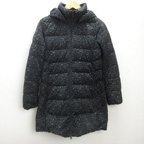 D□ユニクロ/UNIQLO 157362 レオパード柄 ストレッチ ダウン