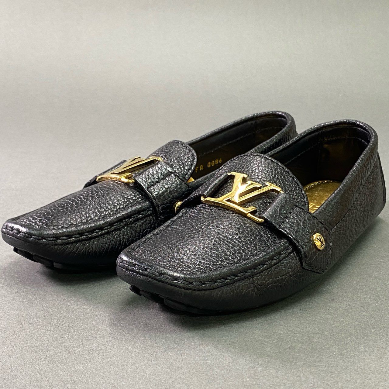 LOUIS VUITTON ルイヴィトン ドライビングシューズ ローファー レザー