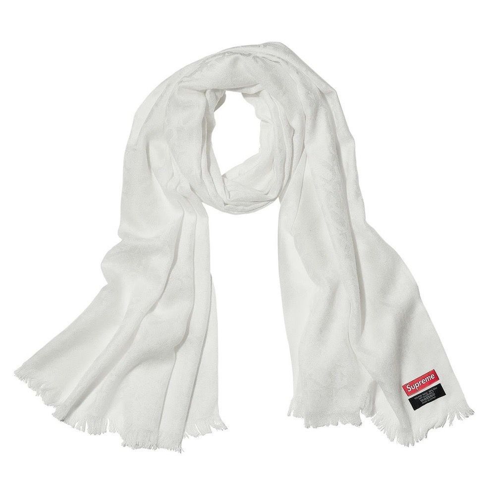 2017AW Supreme Fuck CASHMERE SCARF White シュプリーム ファック カシミア スカーフ 未使用