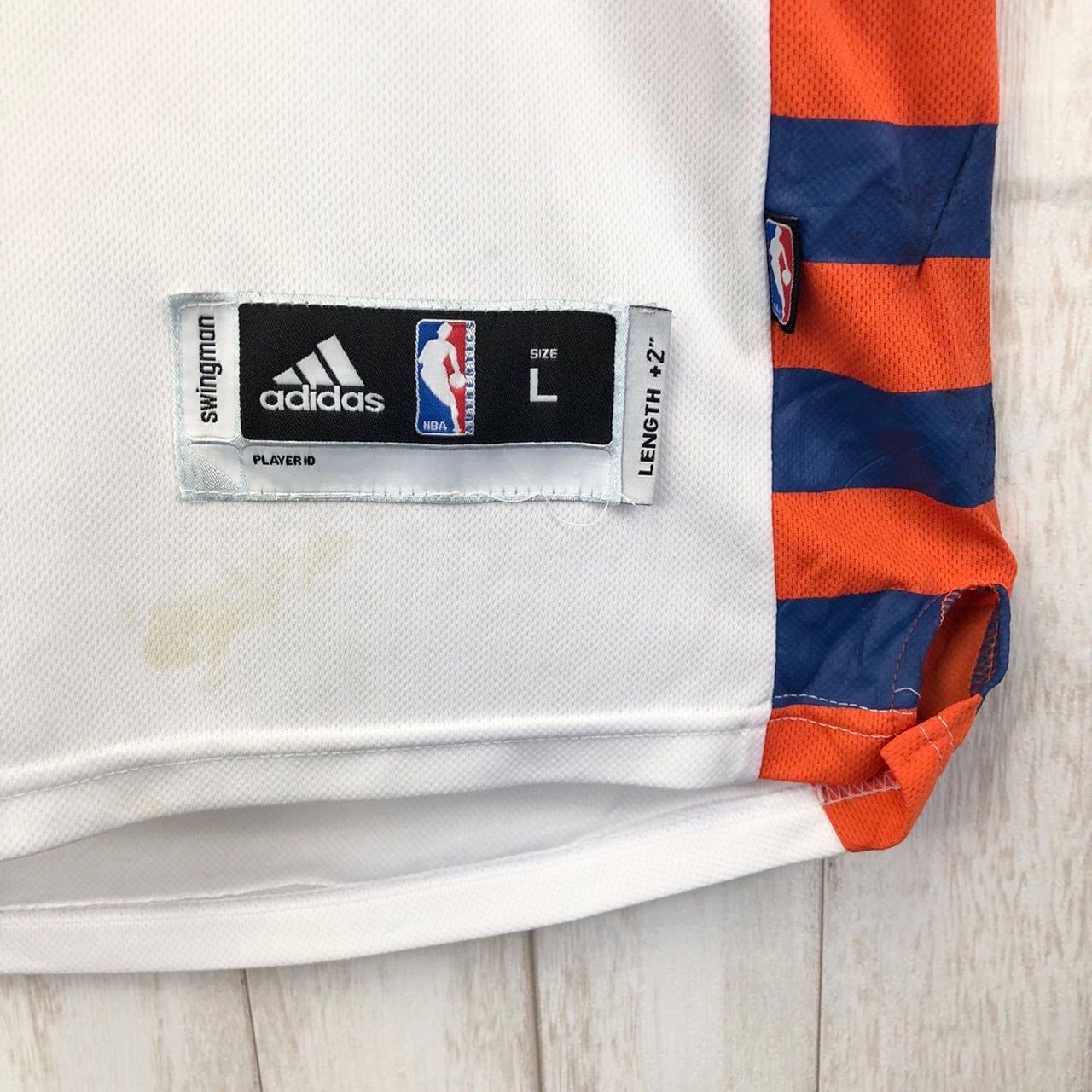 adidas アディダス NBA ニューヨーク ニックス KNICKS バスケ ゲームシャツ ユニフォーム タンクトップ