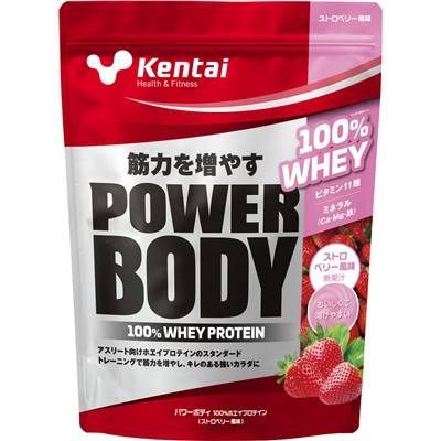 KENTAI プロテイン ホエイ POWER BODY ストロベリー味 350g
