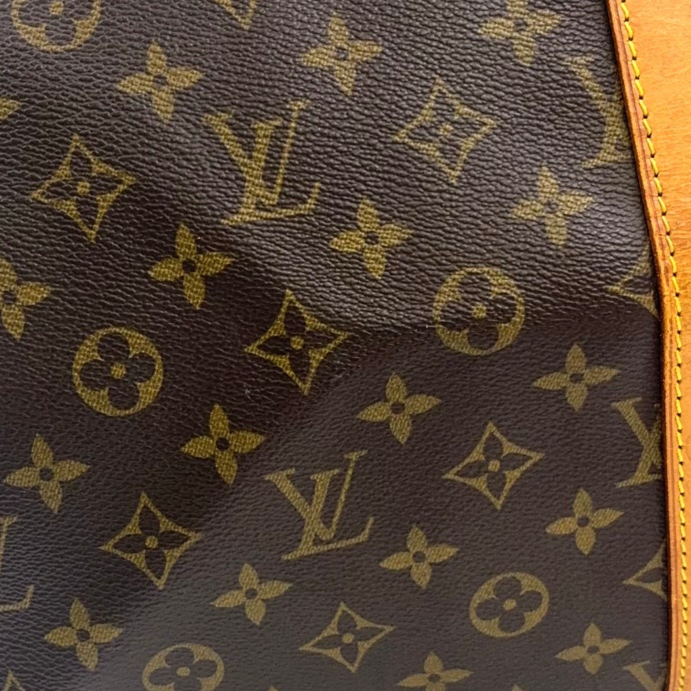LOUIS VUITTON キーポル55 モノグラム モノグラム レザー×PVC