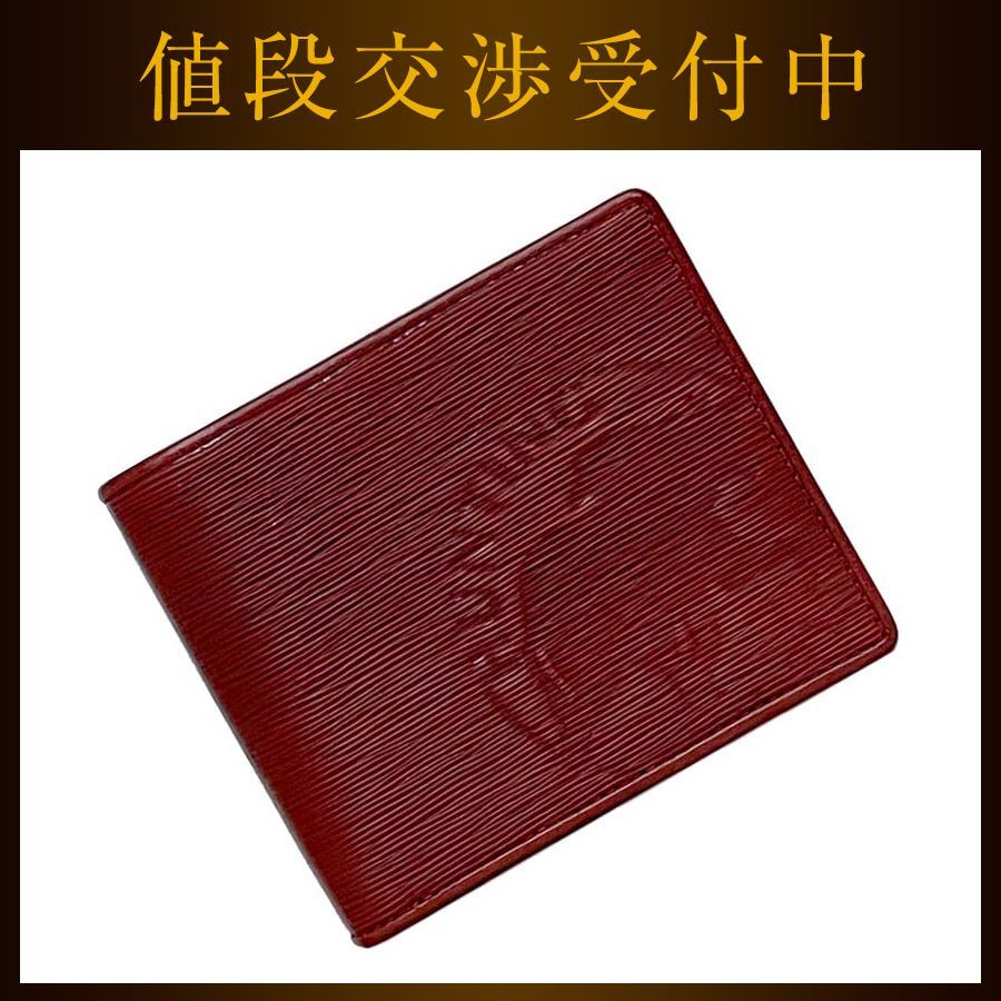 ハンティングワールド 二つ折り 財布 レッド 美品 レザー 中古 - メルカリ