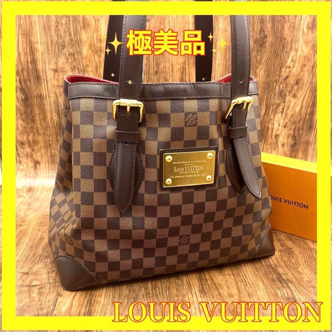 r48【極美品】ルイヴィトン　ダミエ　ハムステッドMM トートバッグ　肩掛け LOUIS VUITTON - r48【極美品】ルイヴィトン ダミエ