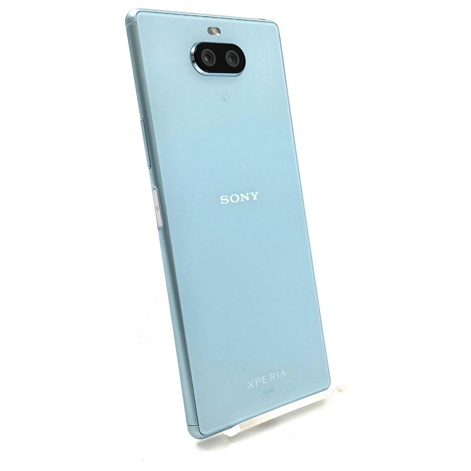 Sony Xperia 8 64GB ブルー au SOV42 白ロム 動作確認済 【全額