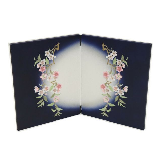 値下げ!七宝飾り屏風　４面 値下げ!七宝飾り屏風 4面