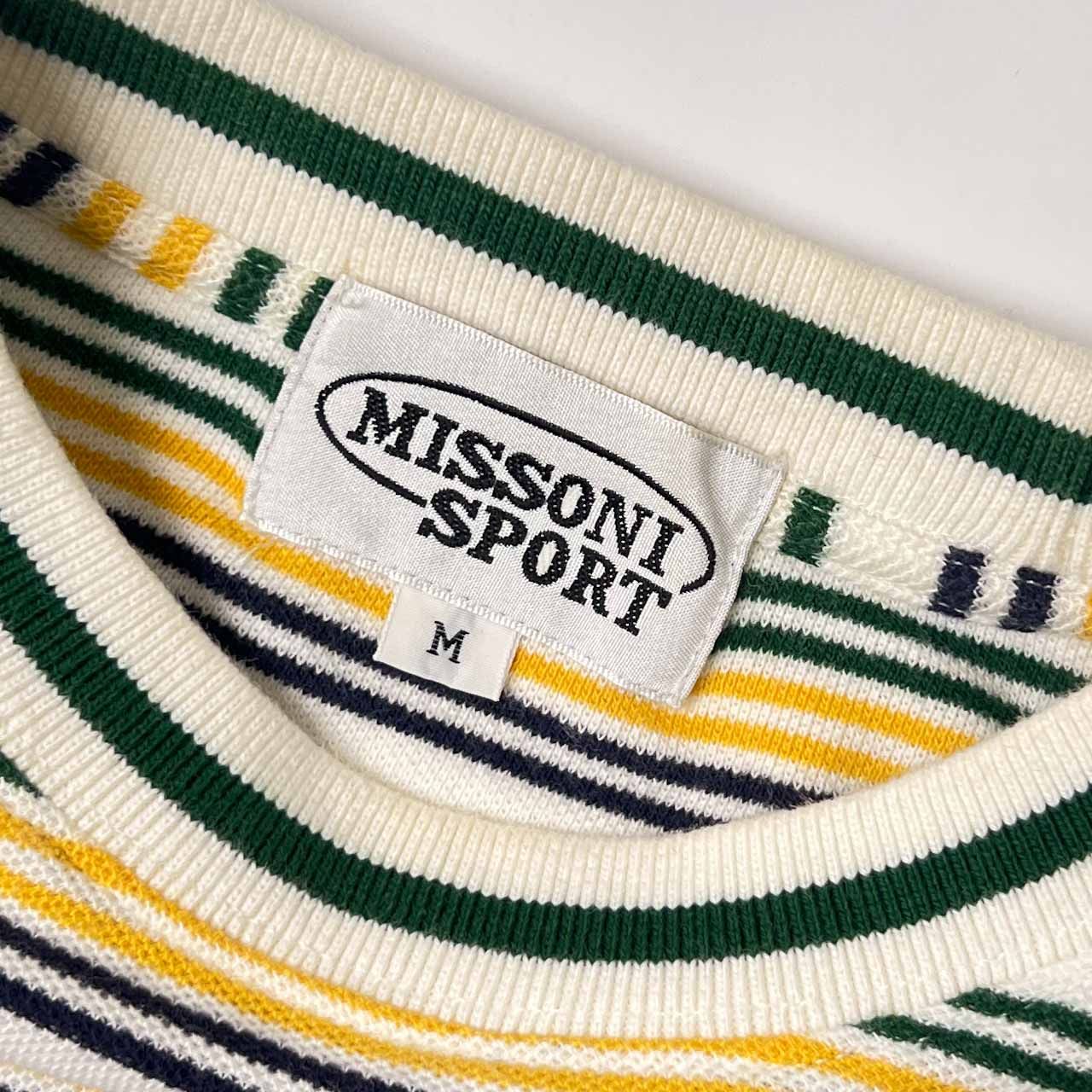 MISSONI SPORT ミッソーニスポーツ ボーダー 半袖 Tシャツ M/マルチ