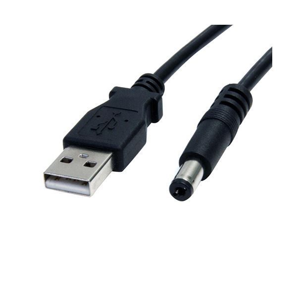 （まとめ）StarTech USB-5VDC電源供給ケーブル 91cm DCプラ