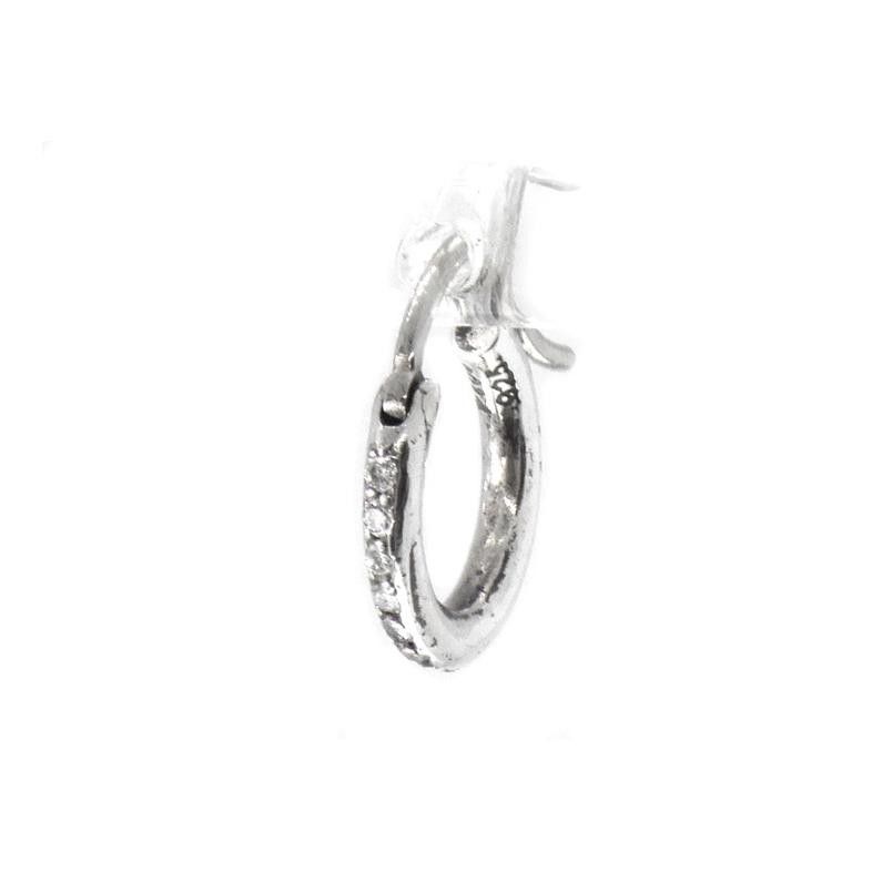 クロムハーツ CHROME HEARTS ER TFL PAVE パヴェ ダイヤ シルバー ピアス 39587