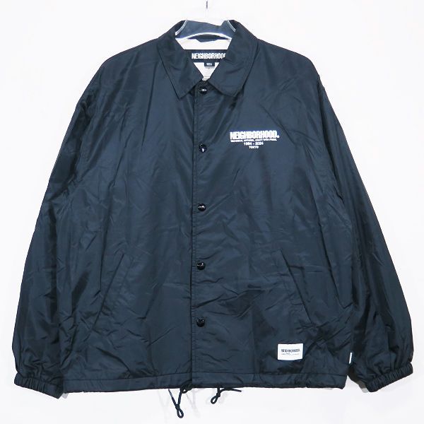 NEIGHBORHOOD ネイバーフッド 24SS WINDBREAKER JACKET-1 241TSNH-JKM01 ウィンドブレーカー  ジャケット ブラック アウター コーチジャケット サイズS - メルカリ