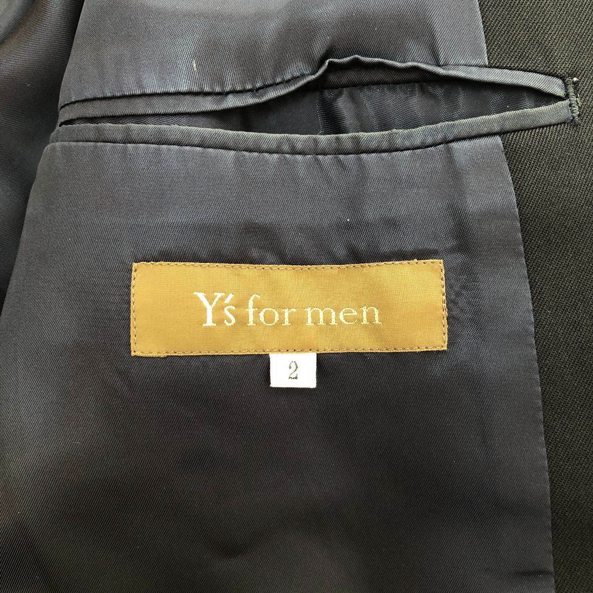 □□Y'S for men ワイズフォーメン テーラードジャケット SIZE 2(M) MT-J21-100 ネイビー