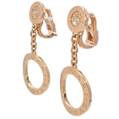 BVLGARI(ブルガリ) ブルガリブルガリ ダイヤ サークル ピアス  