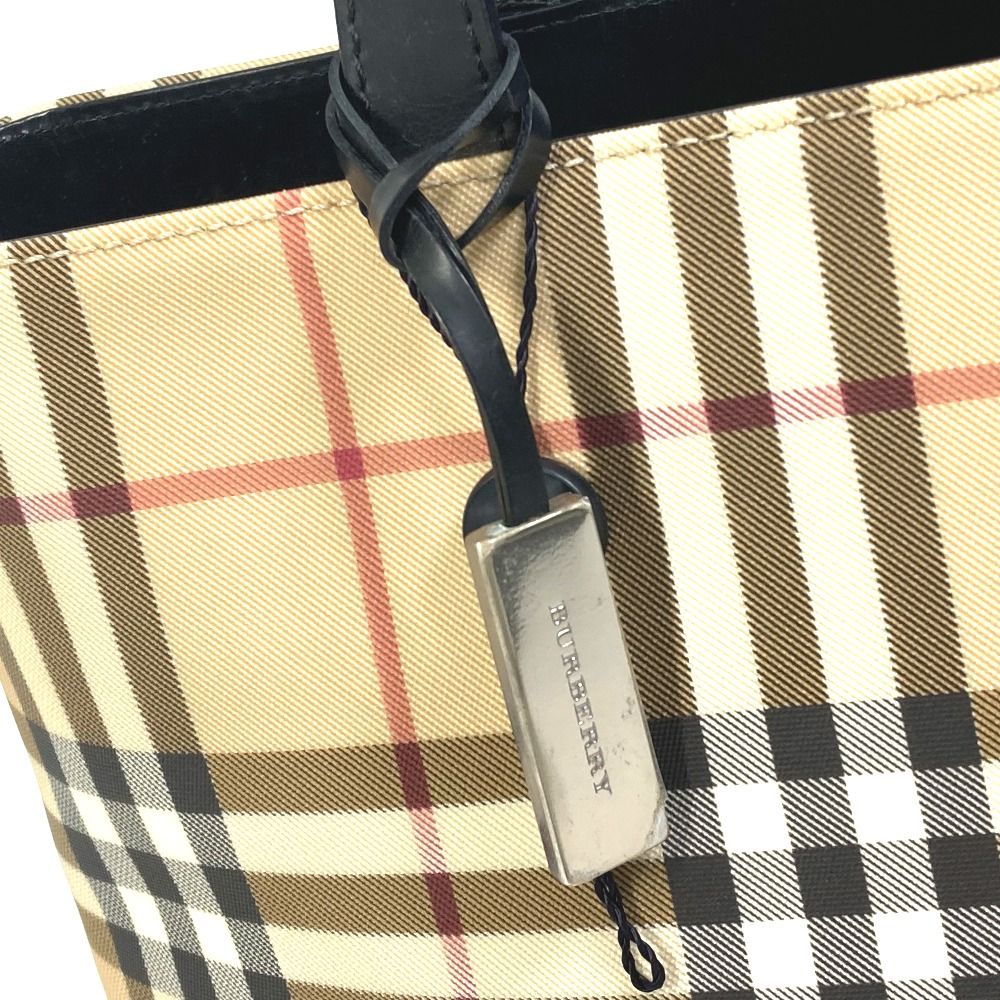 【良品】BURBERRY ウールパンツ ベージュ ノヴァチェック Mサイズ 良品 Burberry ノヴァチェック柄 ウール地パンツ レディース38