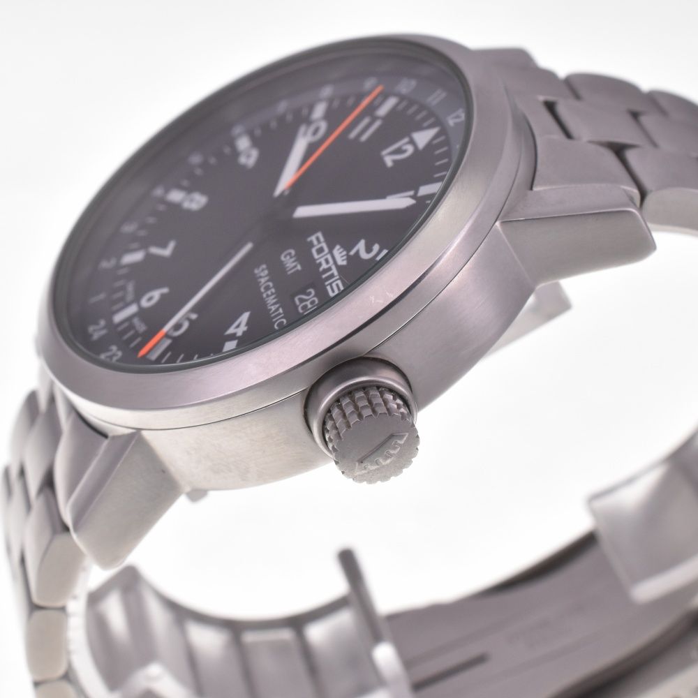 フォルティス FORTIS 624.22.148.1 スペースマティック GMT デイデイト 自動巻き メンズ美品 I#128908 - メルカリ