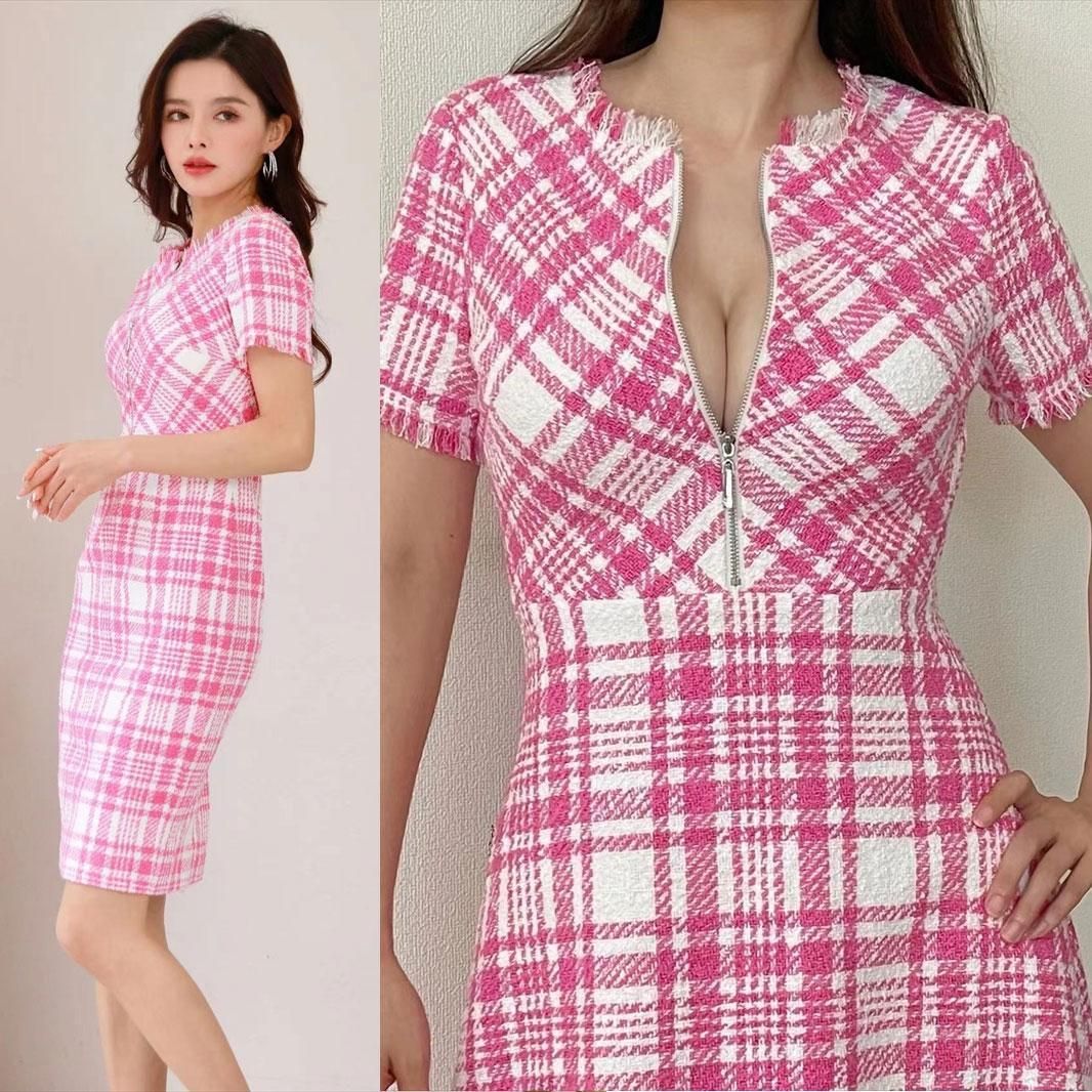 ginza couture ツイードドレス　4 M 銀座クチュール　エルケイ エルケイ（ERUKEI）直営】のドレス通販ショップ｜銀座クチュール