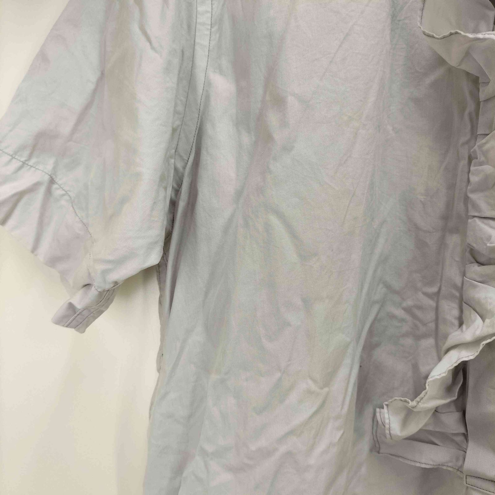 フォーティーファイブアール 45R ダンプのオーシャンフリルドレス  