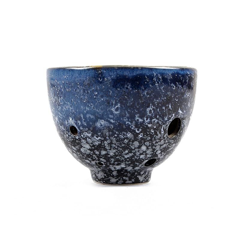 TNG オカリナ [ 6穴 / アルト/ブルー ] 楽器 C調 AC (運指表付き) チャカリナ お椀型 管吹奏