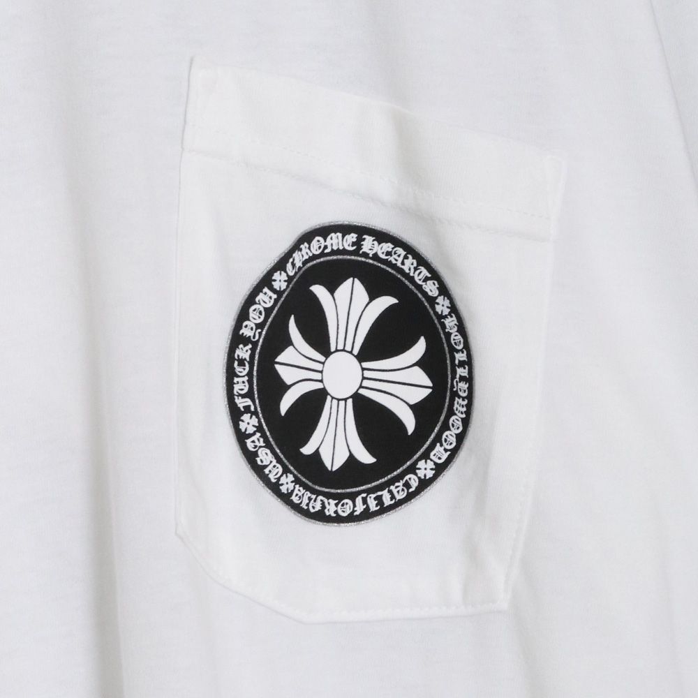 未使用 CHROME HEARTS CHプラスプリント ポケットTシャツ - メルカリ