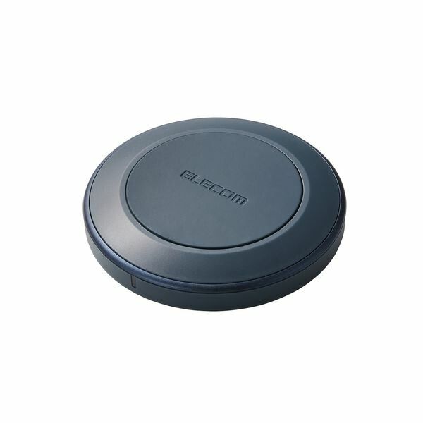 【新品・7営業日以内発送】エレコム ELECOM W-QA26NV ワイヤレス充電器 Qi1．3 認証品 12W／10W／7．5W／5W 卓上 急速充電 置くだけ充電 ネイビー WQA26NV【沖縄離島販売不可】