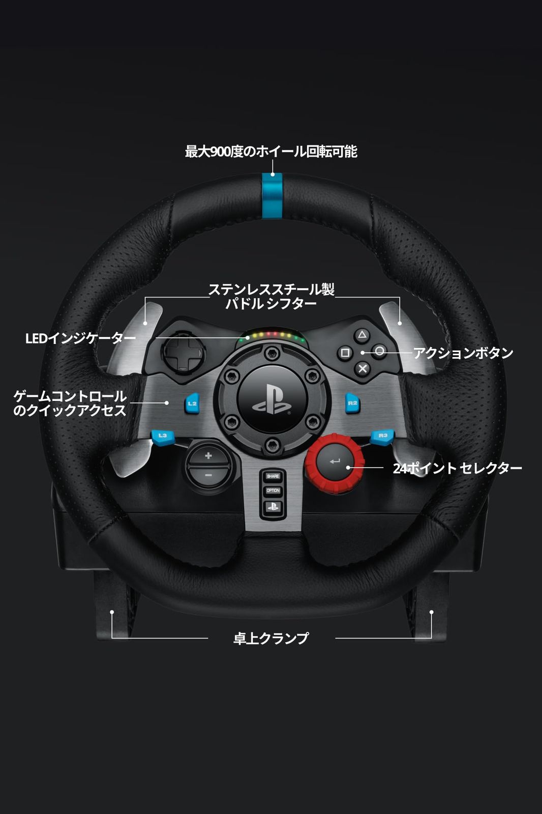 Logicool G(ロジクール G) USB ハンコン G29 グランツーリスモ7