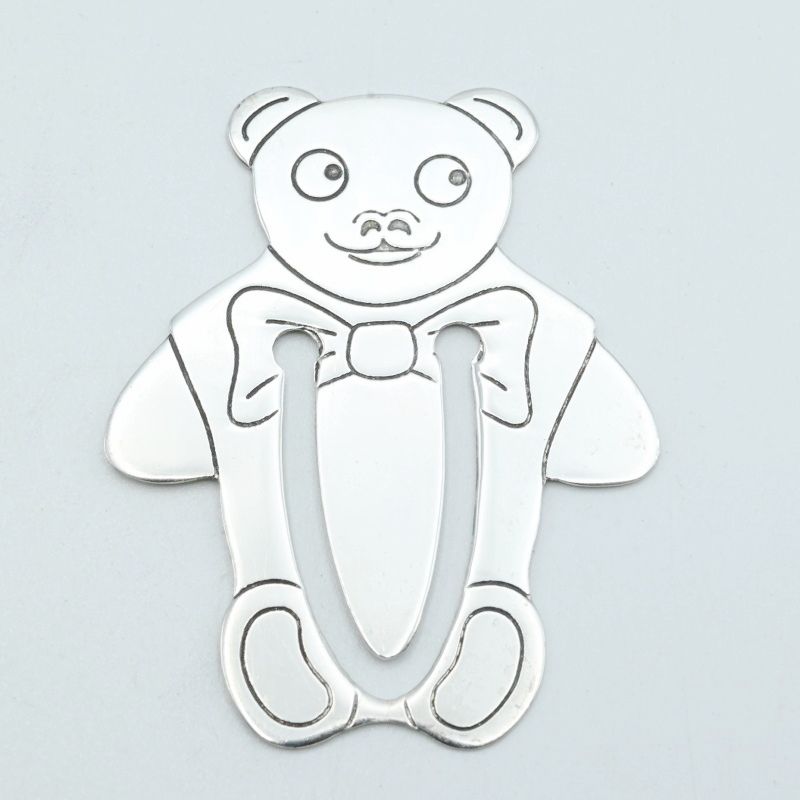 TIFFANY Co ティファニー ベア SV 925 ブックマーク シルバー K 09 087