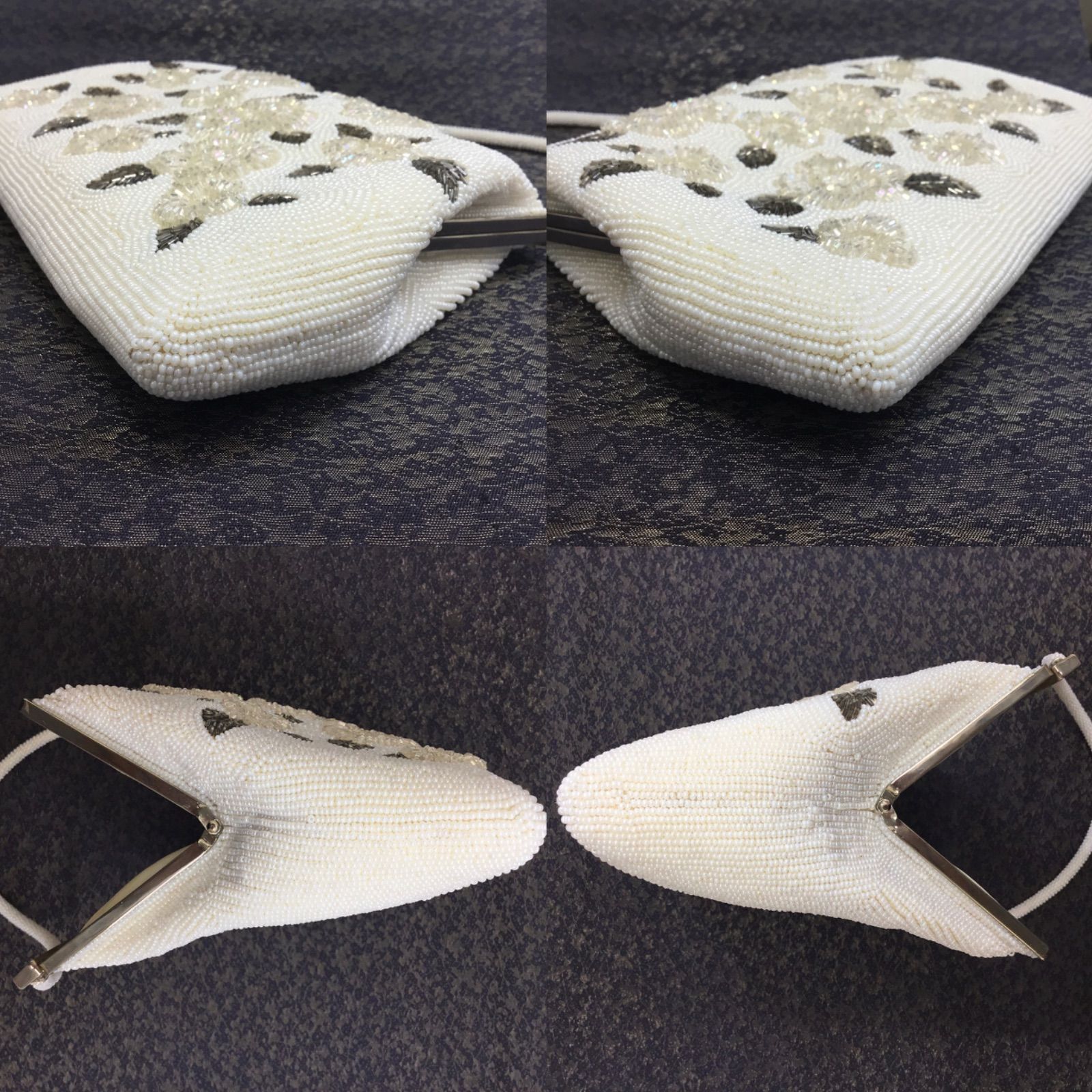 Kintetsu 🔷 和装バッグ ☆ 昭和レトロ 豪華 ビーズ バッグ