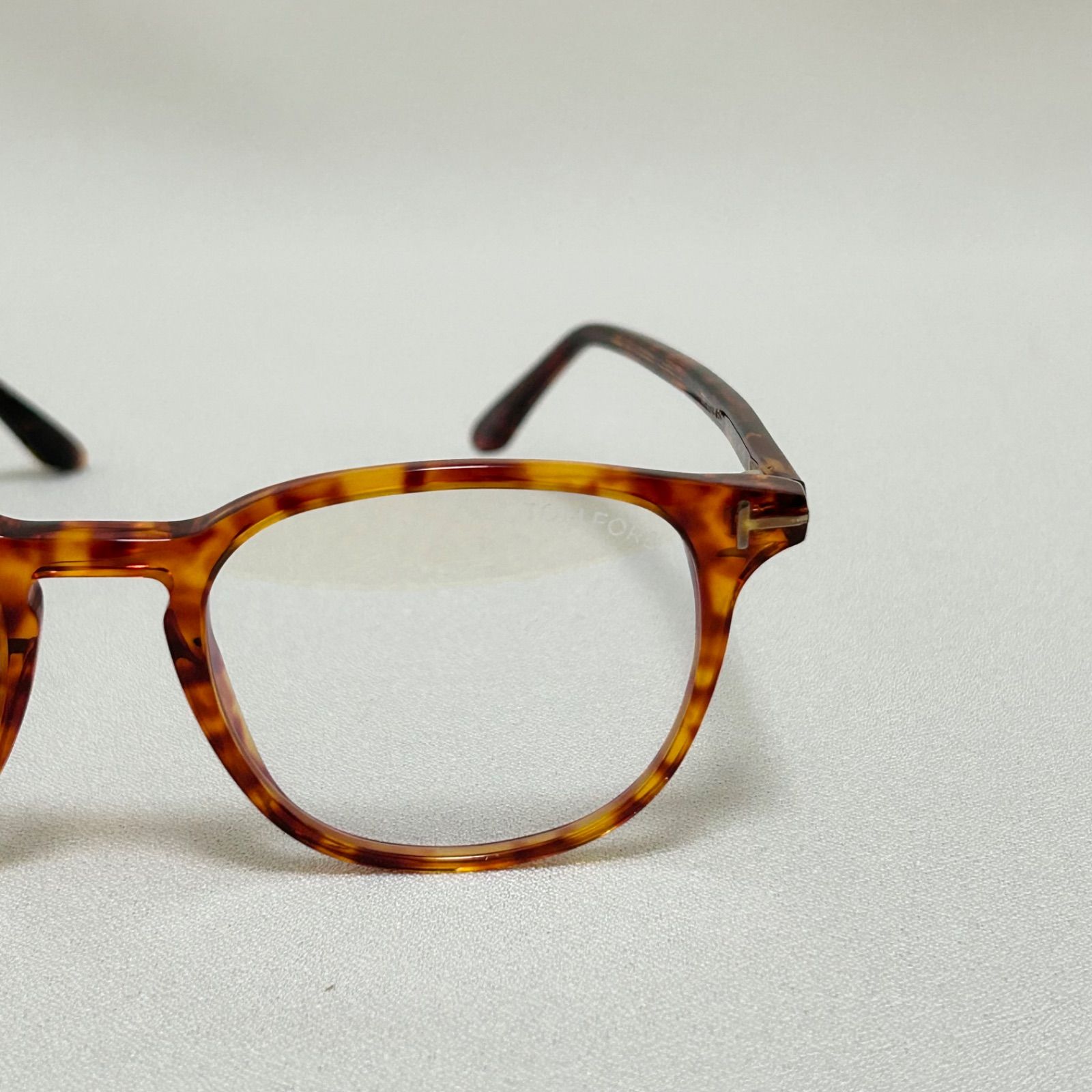 未使用】TOM FORD トムフォード メガネ TF5832-B 052 ブラウンデミ 