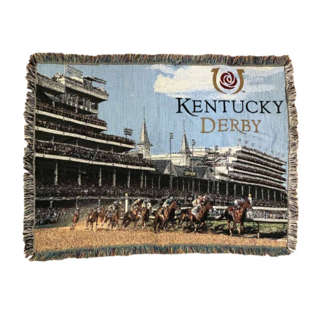 vintageラグ カーペット ケンタッキーダービー 競馬 1767