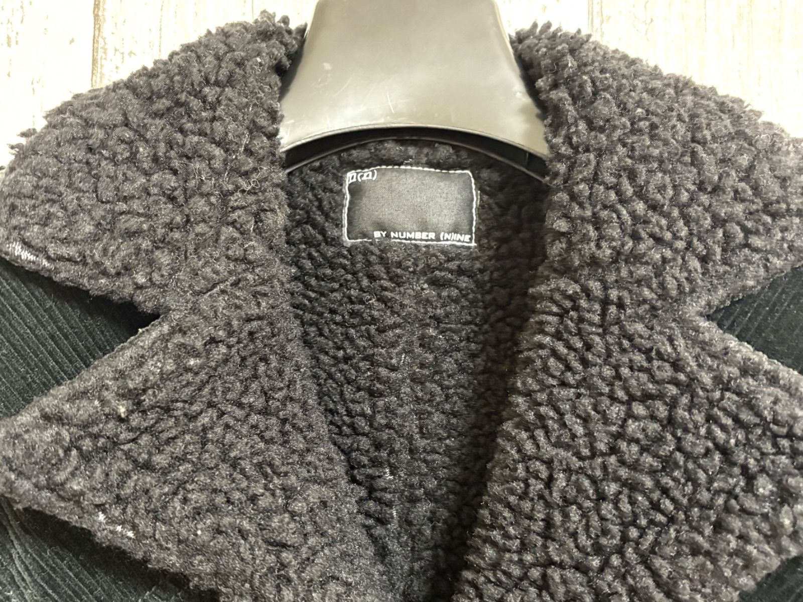 ナンバーナイン ボア ランチコート コーデュロイ ボア ジャケット