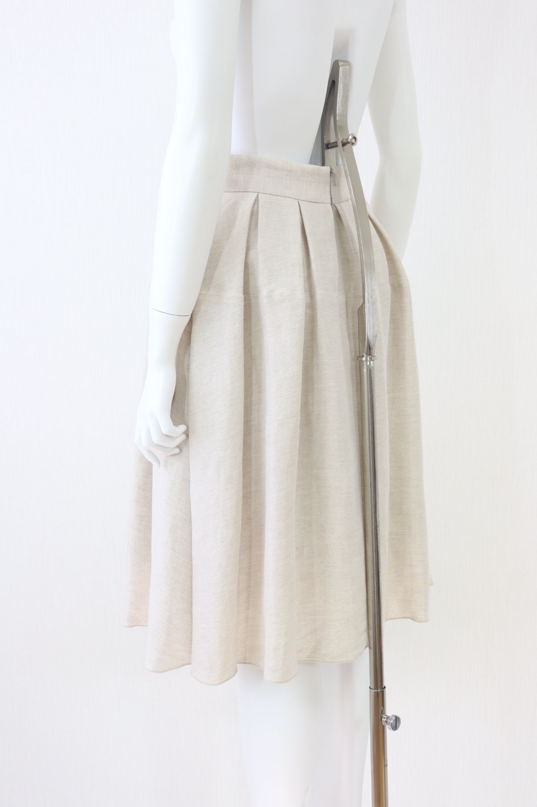 FOXEY☆フォクシー リネンタックフレアスカート 37622 麻素材 - メルカリ