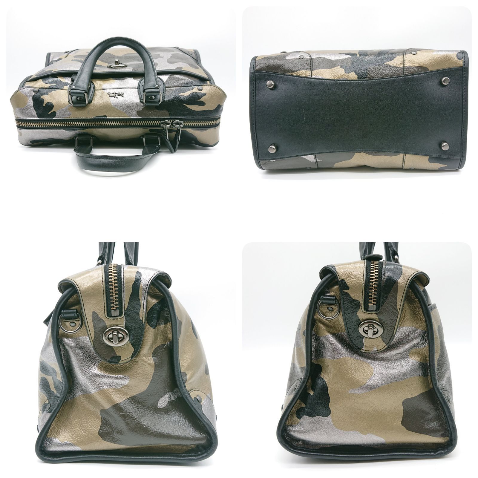 COACH コーチ 2way ショルダーバッグ ボストンバッグ 33747
