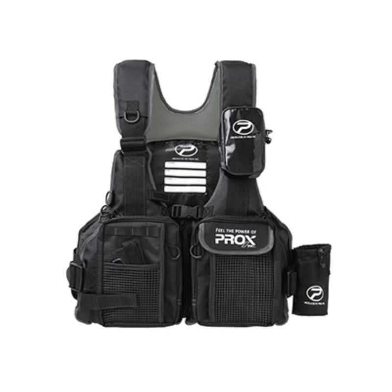 プロックス PROX フローティングゲームベスト ブラック×グレイ 大人用フリー