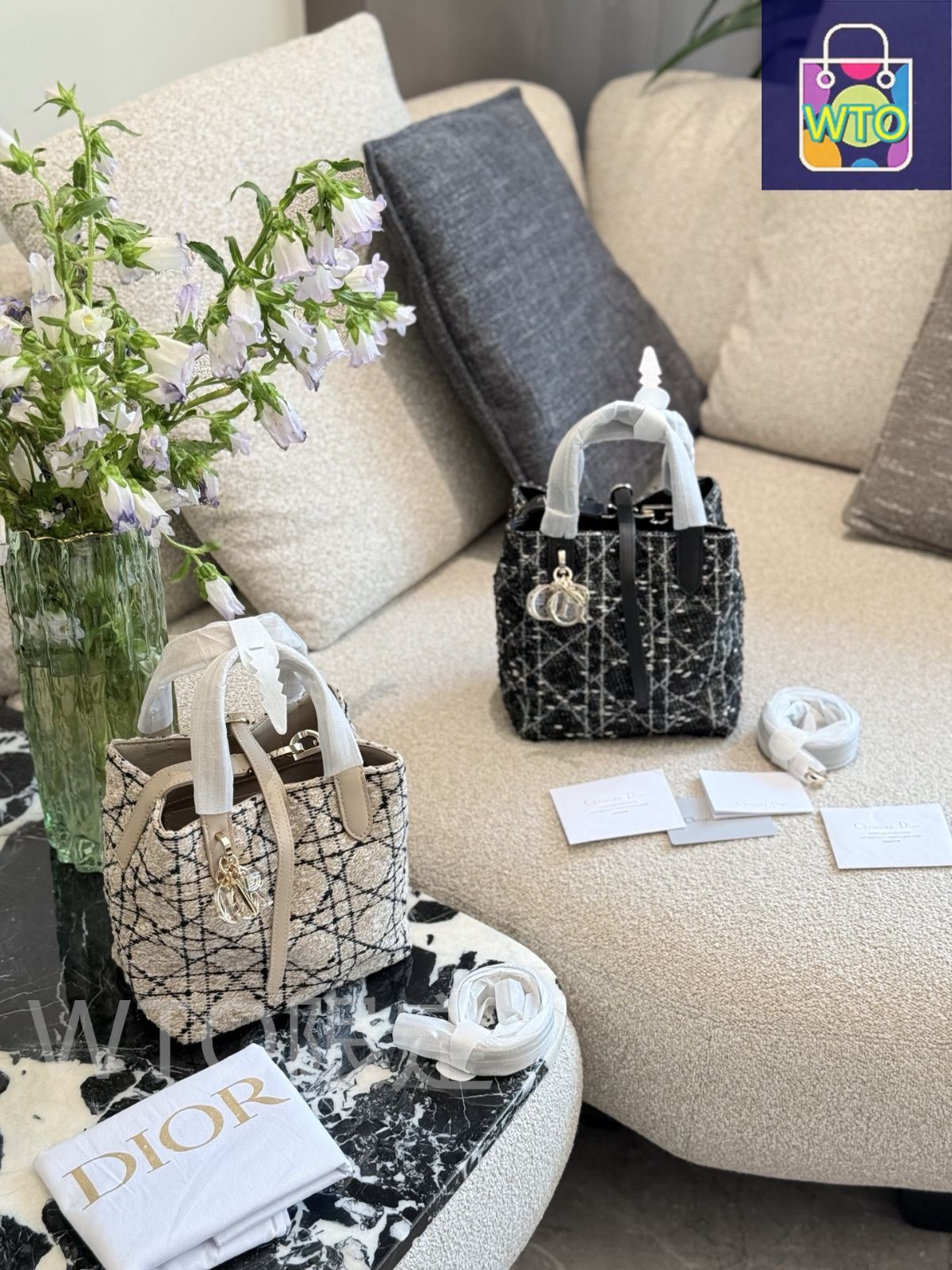 今日特価】Dior Toujours Vertical Small Tote ディオール トゥ