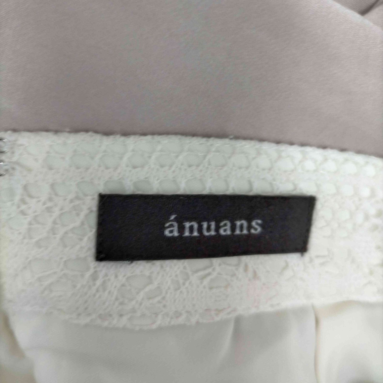 アニュアンス anuans 23SS レースプリーツスカート レディース JPN：S