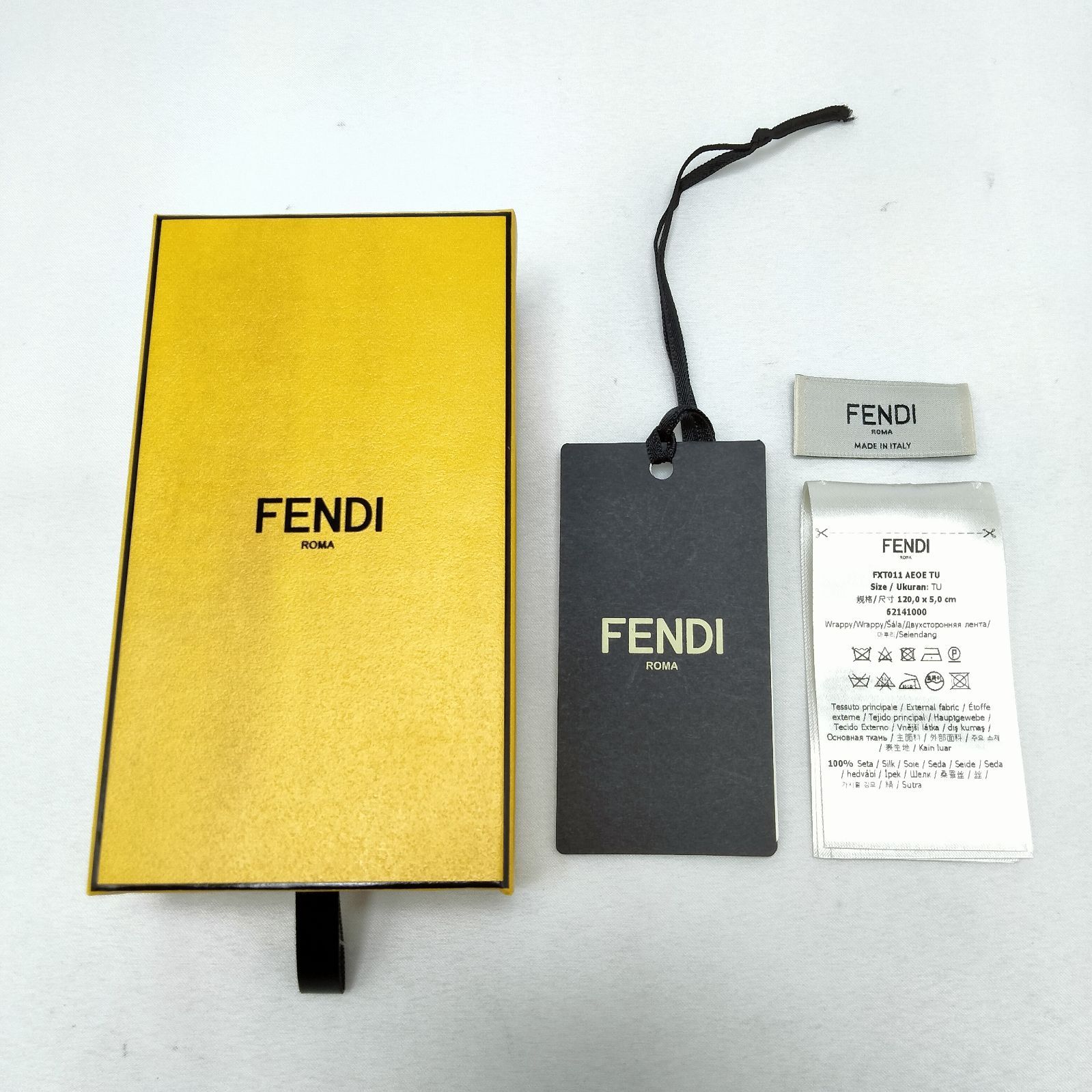【FENDI】フェンディ シルク バンドゥ ラッピー FXT011AUMEF Wrappy Silk Multicolor | Fendi