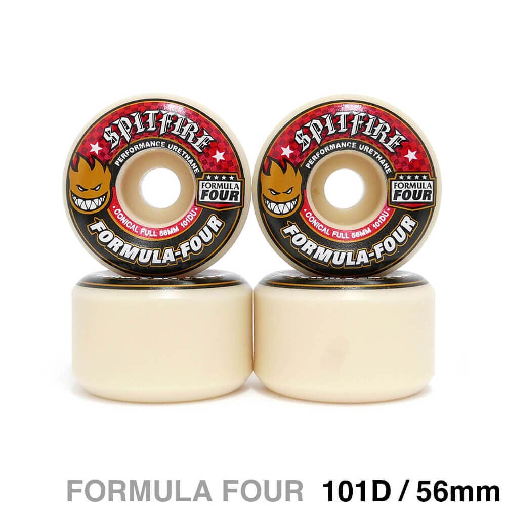SPITFIRE WHEEL スピットファイヤー ウィール FORMULA FOUR (F4) CONICAL FULL 101D 56mm　スケートボード スケボー