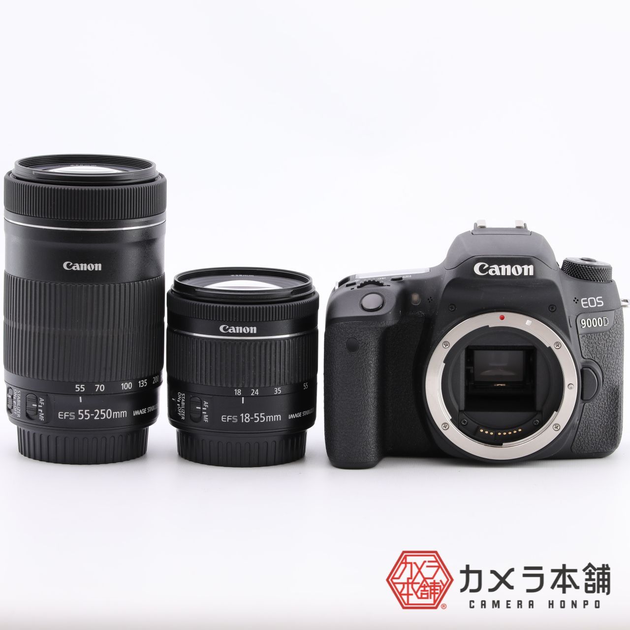 Canon デジタル一眼レフカメラ EOS 9000D ダブルズームキット カメラ本舗｜Camera honpo メルカリ