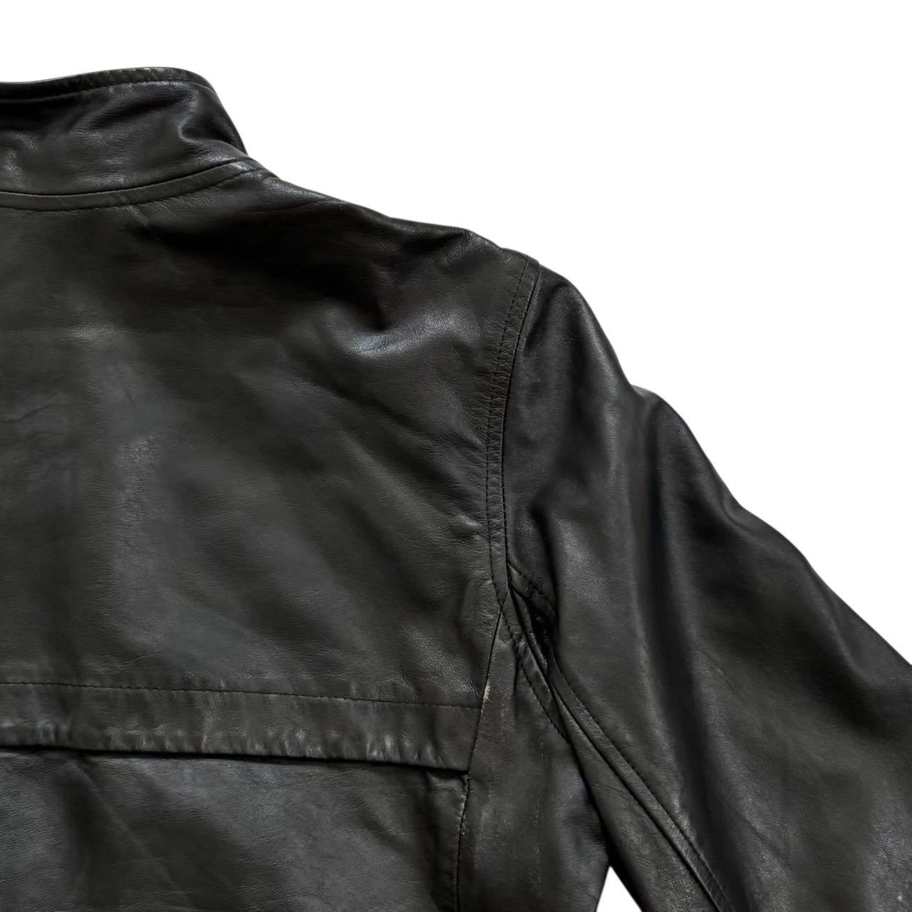 GAP ギャップ レザージャケット 黒 シングルライダー アウター 上着