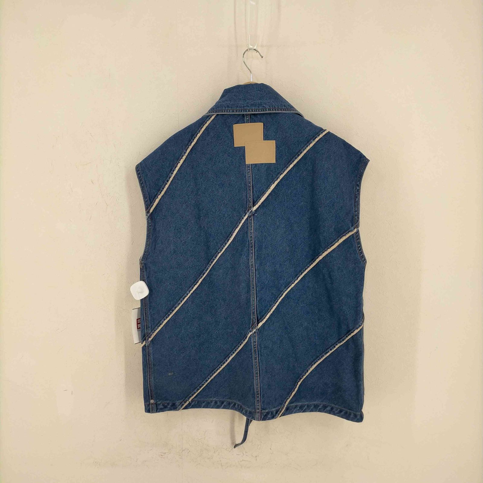 ￼ Eco Bio Washed Denim Jumper Vest Eco Bio Washed Denim Jumper Vest