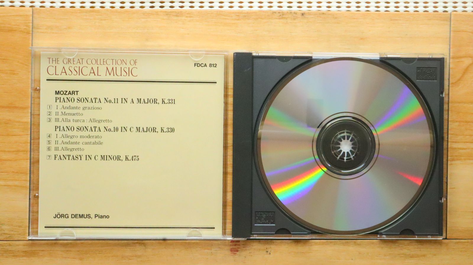 中古CD☆イェルク・テームス/J rg Demus□ モーツァルト ピアノ