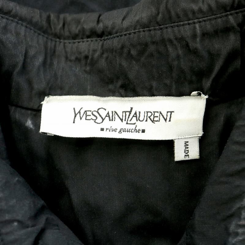 ’90　イヴサンローランリヴゴーシュ　ブラウス　ノースリーブ ⭐フランス製⭐美品 イヴサンローランリヴゴーシュ YVES SAINT LAURENT rive gauche
