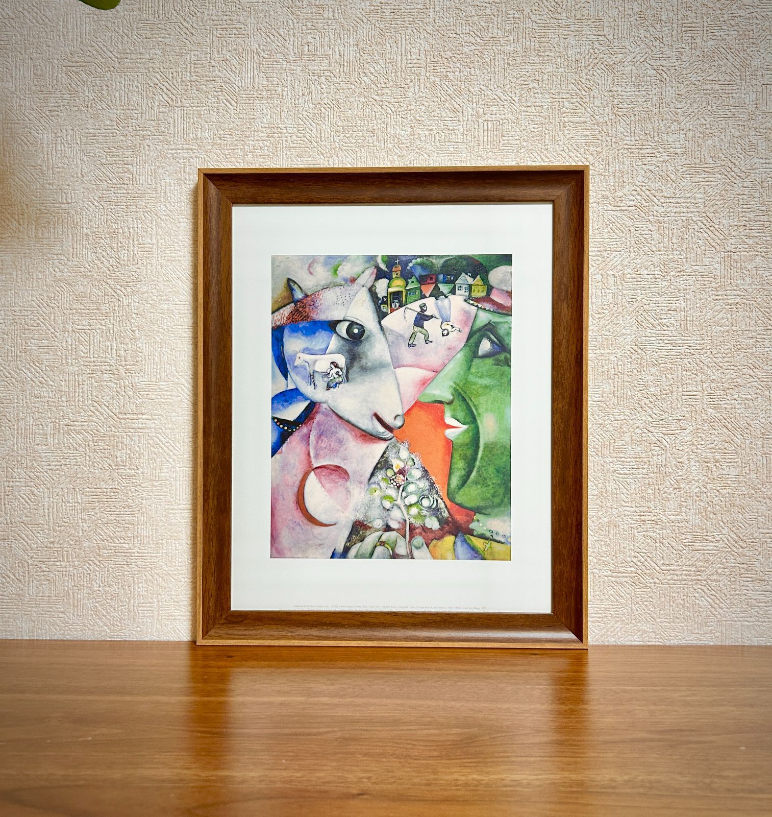MARC CHAGALL マルク　シャガール　額絵 マルク シャガール絵画「カルメン」額縁4色選択可能 作品証明書
