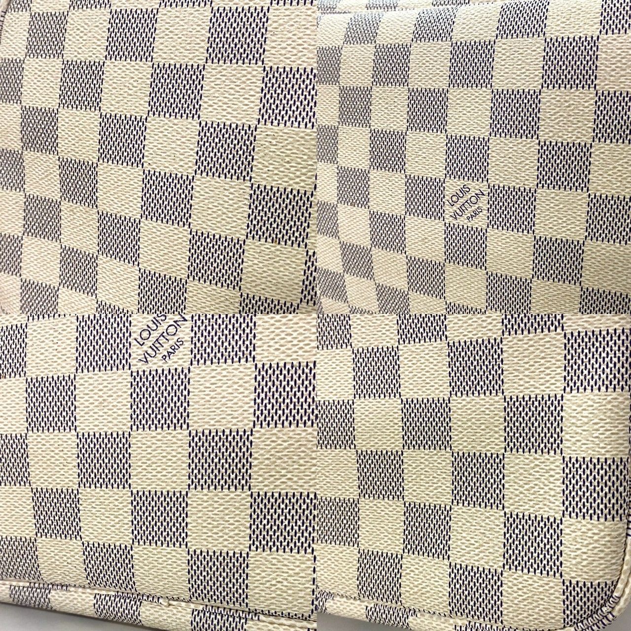 M【LOUIS VUITTON】ネヴァーフルMM ダミエ アズール トートバッグ ルイ