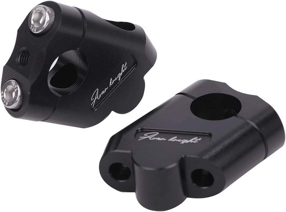 [Avan Knight] バイク用 セットバック スペーサー キット 22mm ハンドル クランプ バー ライザー マウント クランプ 汎用 社外品 KRB277 