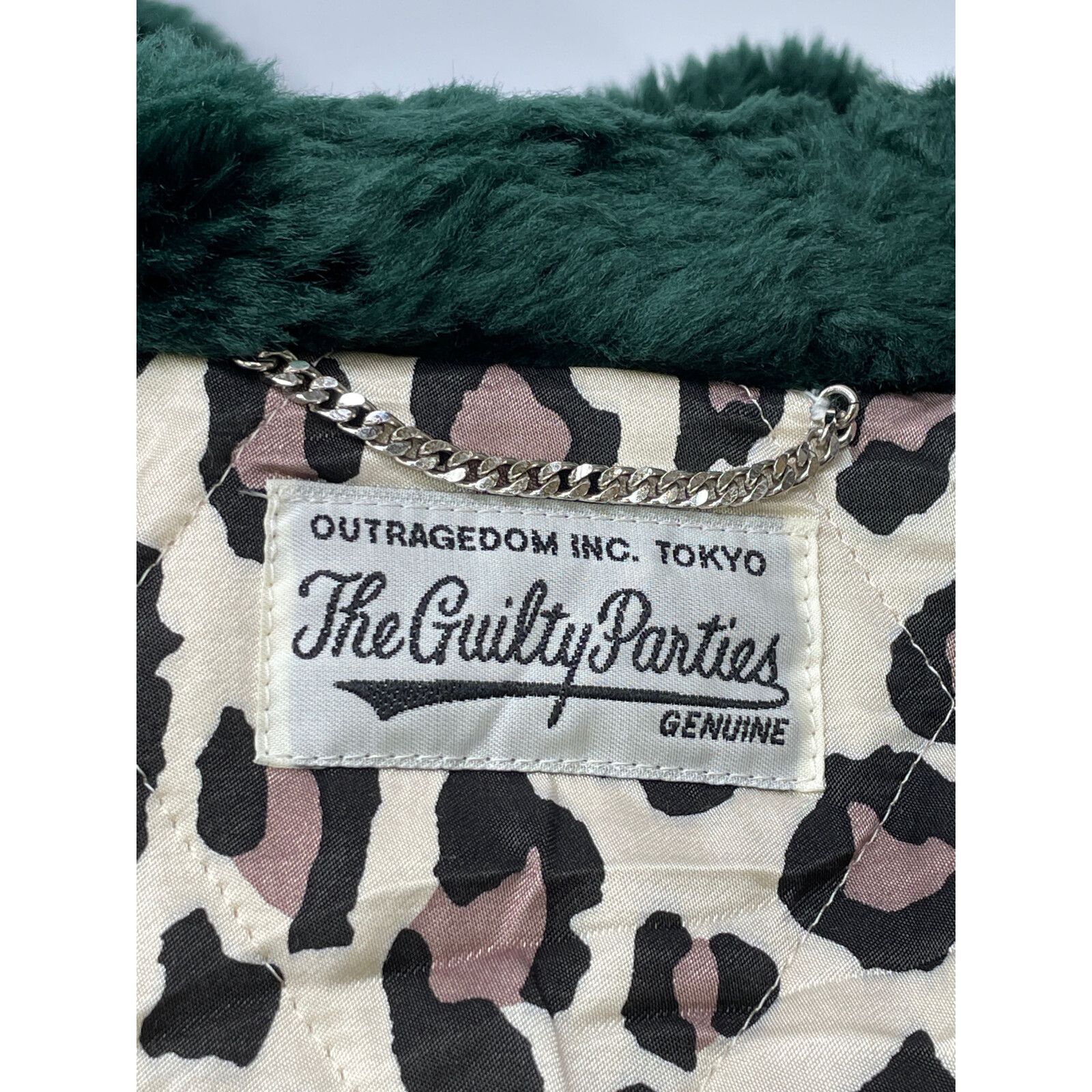 WACKO MARIA ワコマリア 21AW グリーン×レオパード FUR COACH JACKET