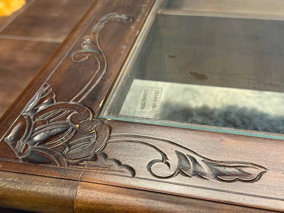 アジアン　クラシック　ヴィンテージ　猫脚　センターテーブル　引き出し付　YZ アジアン クラシック ヴィンテージ 猫脚 センターテーブル 引き出し付 YZ