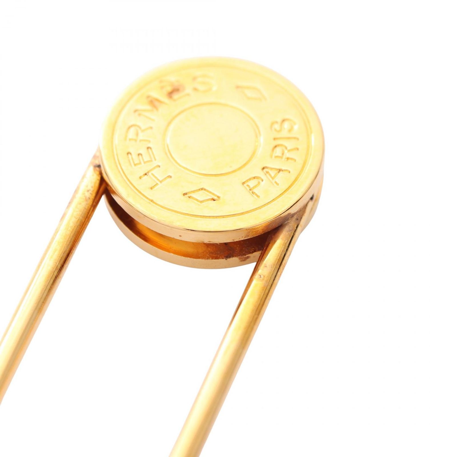 エルメス HERMES ブローチ セリエ GP（ゴールドメッキ） ピンブローチ